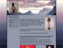 Tablet Screenshot of gourdgeousbydesign.com